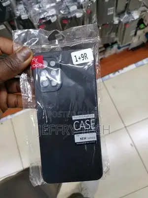 Back Cover for Oneplus 9R ( Silicone|Black