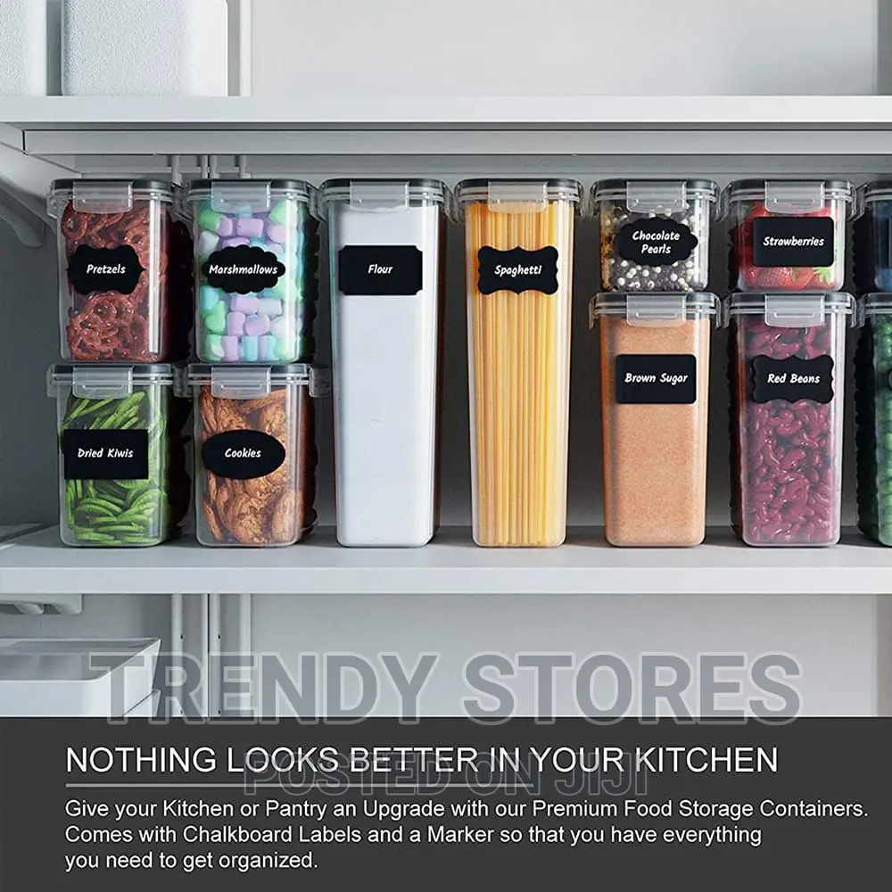 7pcs Food/Pantry Storage Containers