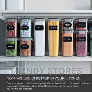 7pcs Food/Pantry Storage Containers