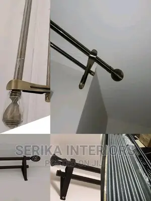Jua Kali Curtain Rods Curtain Rods Curtain Rods Powder Coat