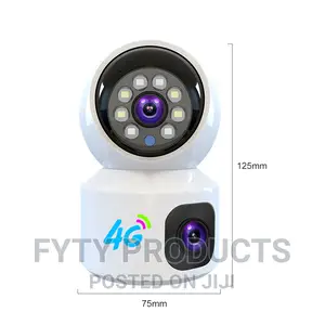Indoor Doulecamera 4G Bullet PTZ Linkage Cameras Baby Monito