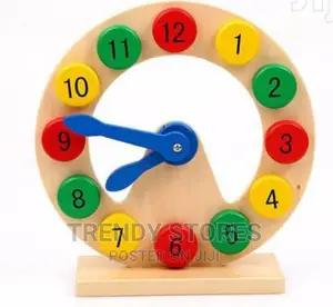 Wooden Clock Toys