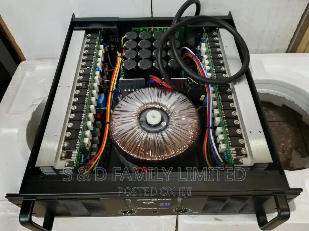 Long Press Button Crest Audio CA20 Amplifier It