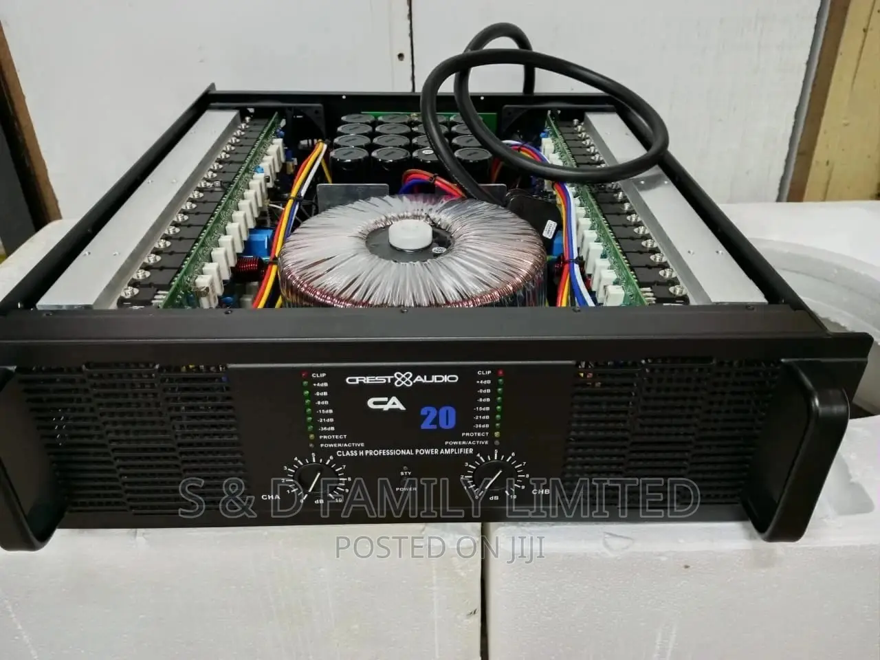 Long Press Button Crest Audio CA20 Amplifier It