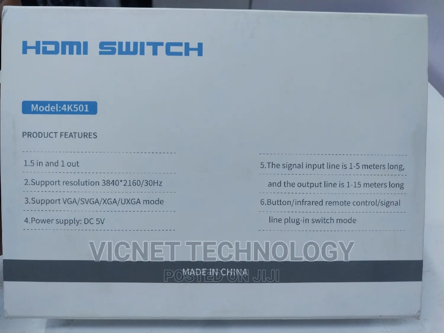  3D 5 in 1 HDMI Switch