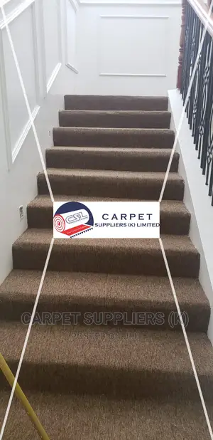 Brown Stairscase Carpets