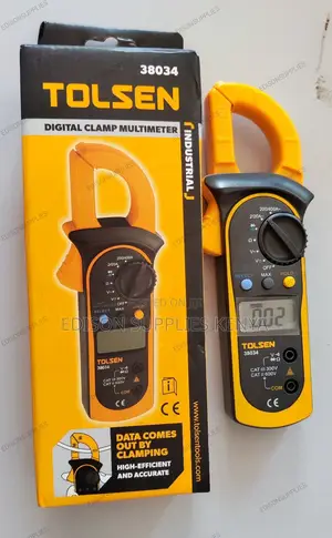 Tolsen Digital Clamp Multimeter 38034 Clamp Meter LCD Best