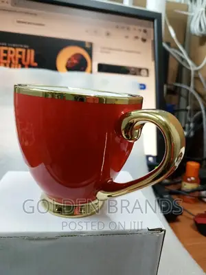 Classic Melamine Cup Golden Coated ,Specious