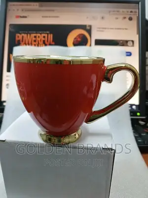 Classic Melamine Cup Golden Coated ,Specious