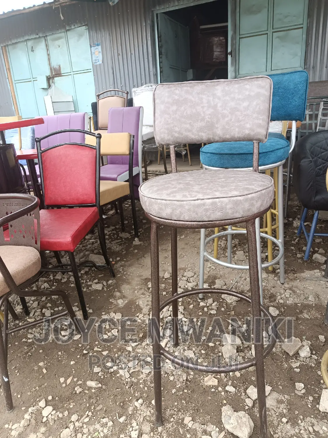High Stool for Kitchen, Counter or Bar