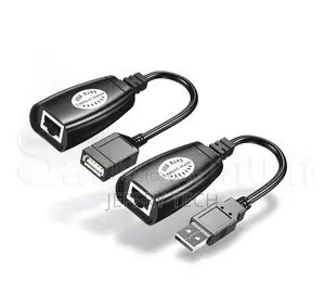 USB to RJ45 Extension Adapter Cat5/Cat5e/Cat6 Ethernet Exten