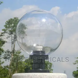 Clear Pillar/ Garden Light With Stand