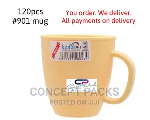 120pcs - 901 Plastic Mug / Cup