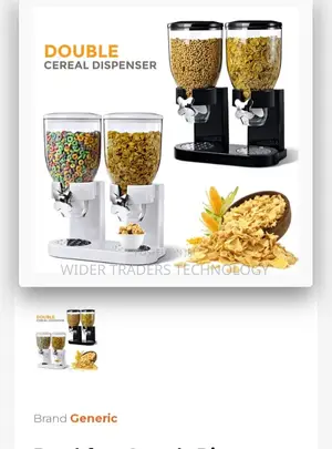 Cereal Dry Food Dispenser Storage Container Kitchen Machine