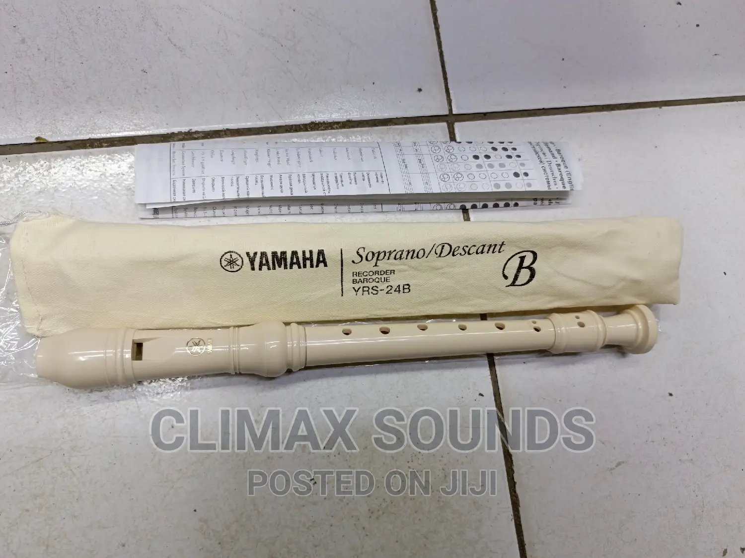 Yamaha Saprano Descant Recoder Yrs-24bb