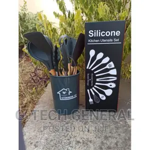 A Set of Silicone Spoons Kitchen Set 12pcs