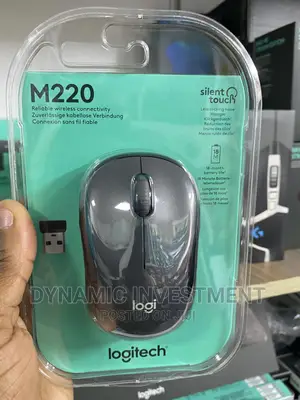 Logitech M220 Silent Wireless Mouse-Charcoal