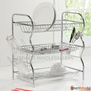 3layer Stainless Steel Dishrack