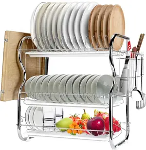3layer Stainless Steel Dishrack