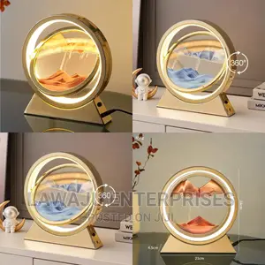 LED Table Lamp Moving 3D Sand Art