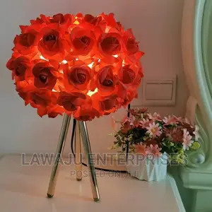 Nordic Bedside/Table Rose Lamp