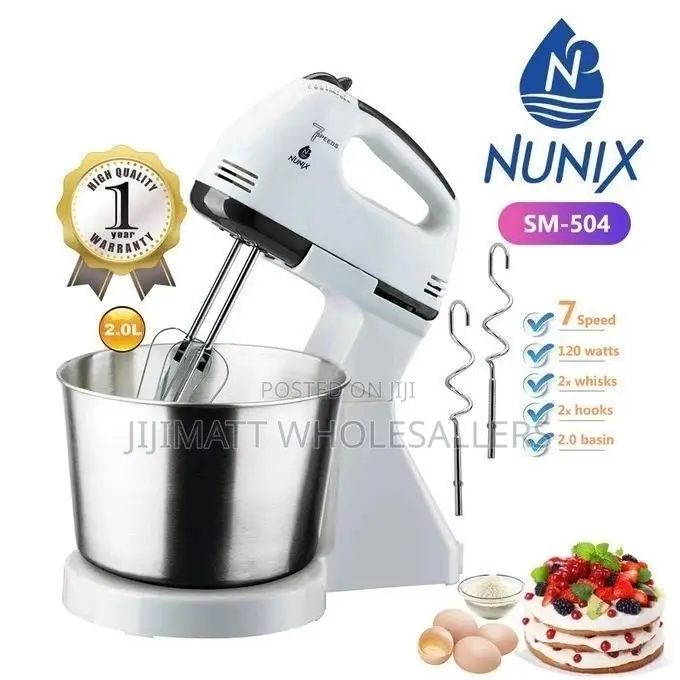 Nunix Hand Mixer With Bowl