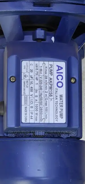1 HP Booster Pump With 28 M Head