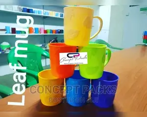 120pcs Plastic Leaf Mug