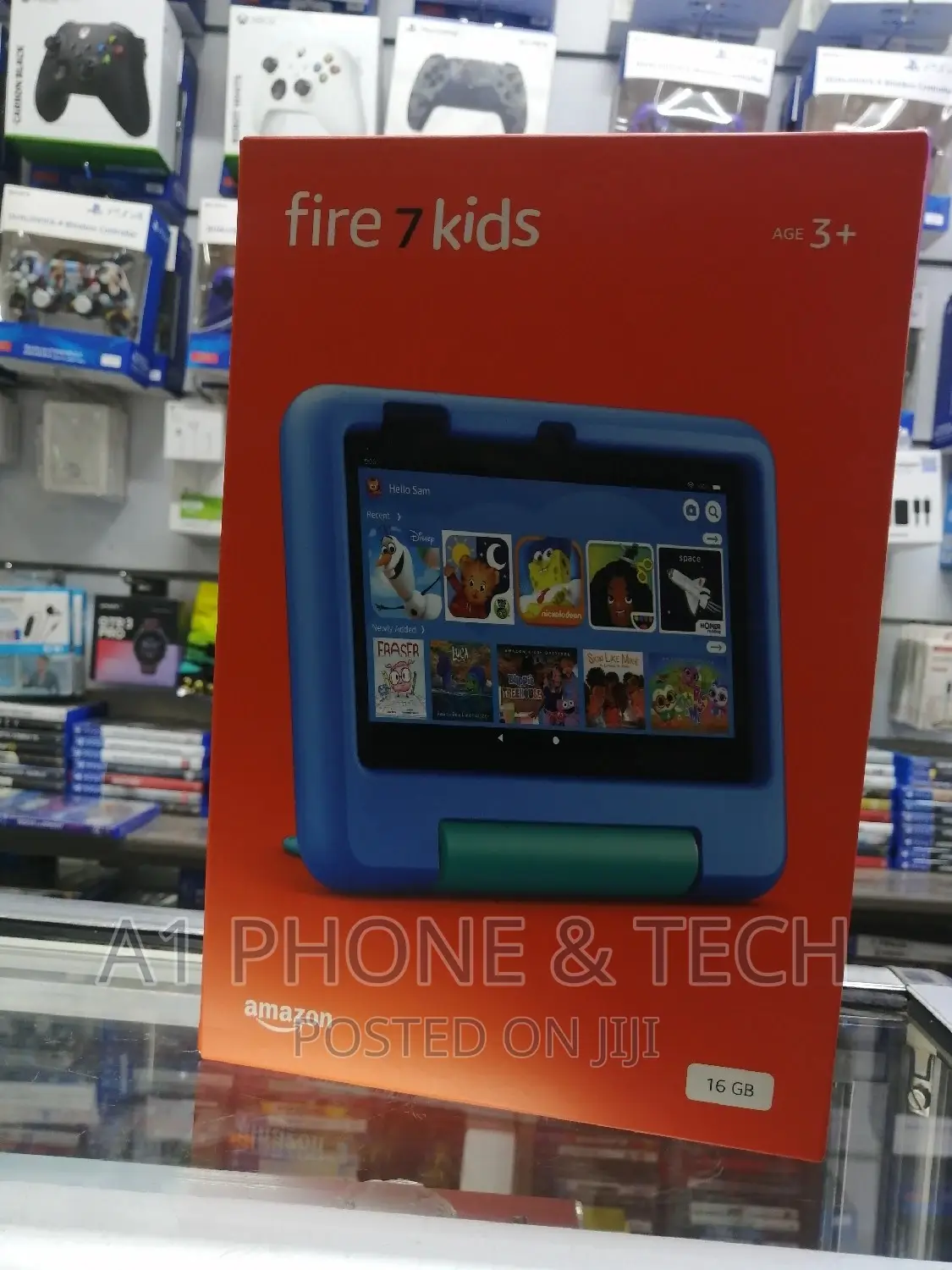 New Amazon Fire 7 16 GB Blue