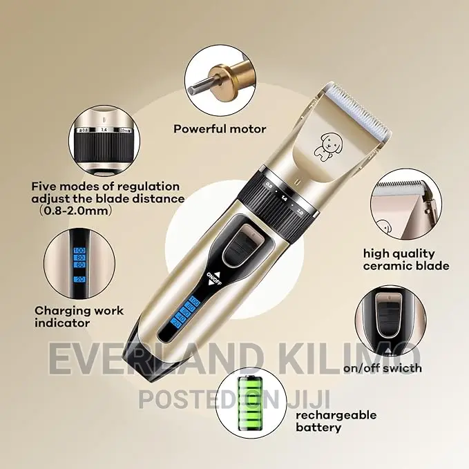 Pet Hair Shaver Rechargable