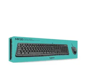 Logitech MK120 USB Corded Keyboard and Mouse