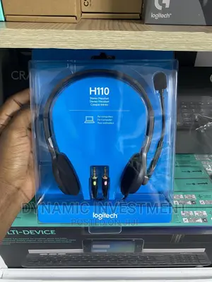 Logitech H110 Wired Headset, Stereo Headphones