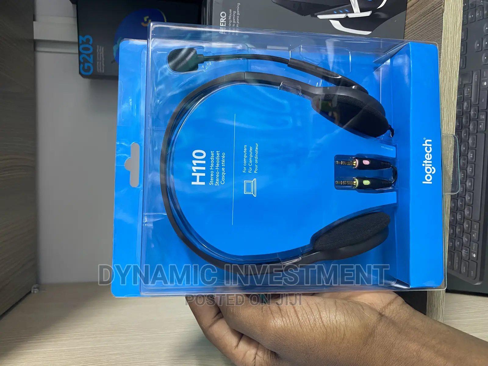 Logitech H110 Wired Headset for PC/Mac/Laptop