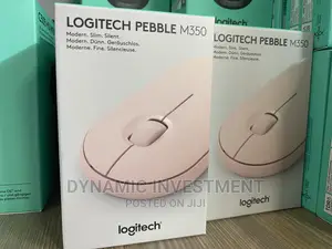 Logitech Pebble M350 Wireless Mouse Silent, Slim