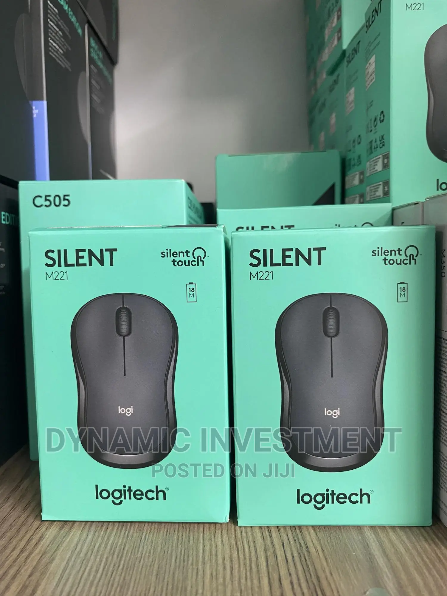 Logitech M221 Wireless Mouse, Silent Buttons