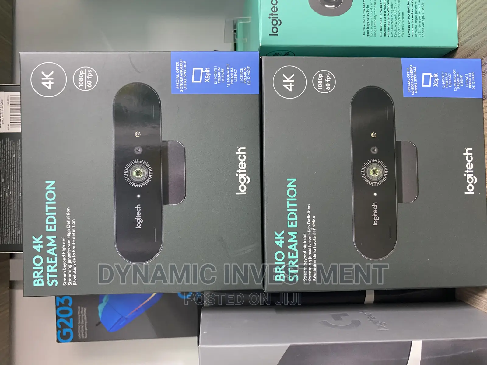 Logitech Brio Webcam, Ultra HD Video Calling,