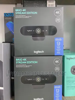 Logitech Brio Webcam, Ultra HD Video Calling,