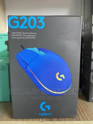 Logitech G203 LIGHTSYNC Wired Gaming Mouse, 8,000 DPI