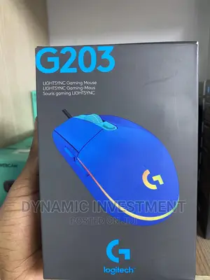 Logitech G203 LIGHTSYNC Wired Gaming Mouse,