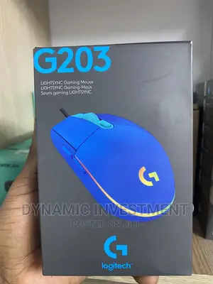 Logitech G203 LIGHTSYNC Wired Gaming Mouse,