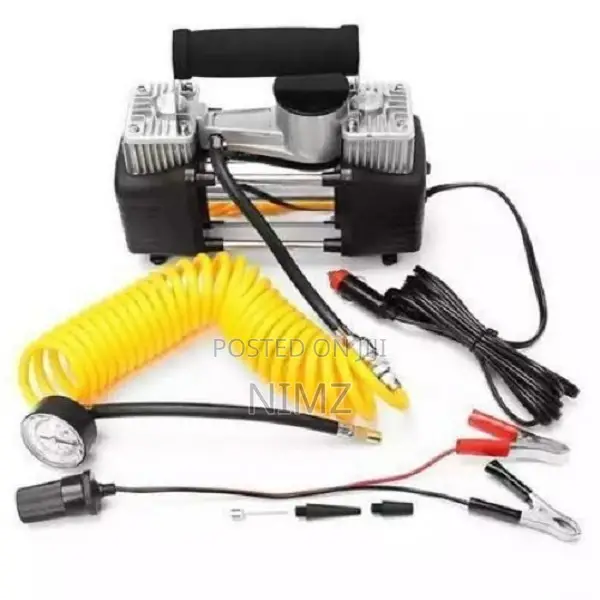 Dera Portable Double Cylinder Car Air Compressor ,Tire Pump