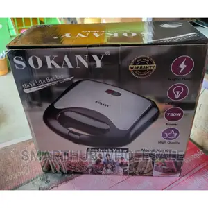 Sokany 2slice Sandwich Maker 750 Wat