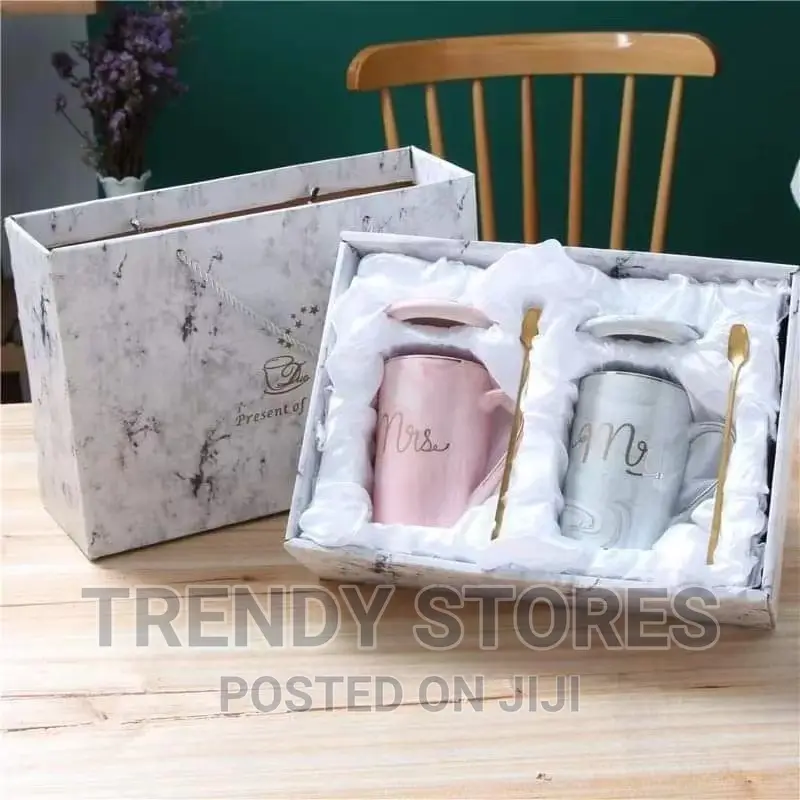 Mr Mrs Ceramic Cup Gift Set