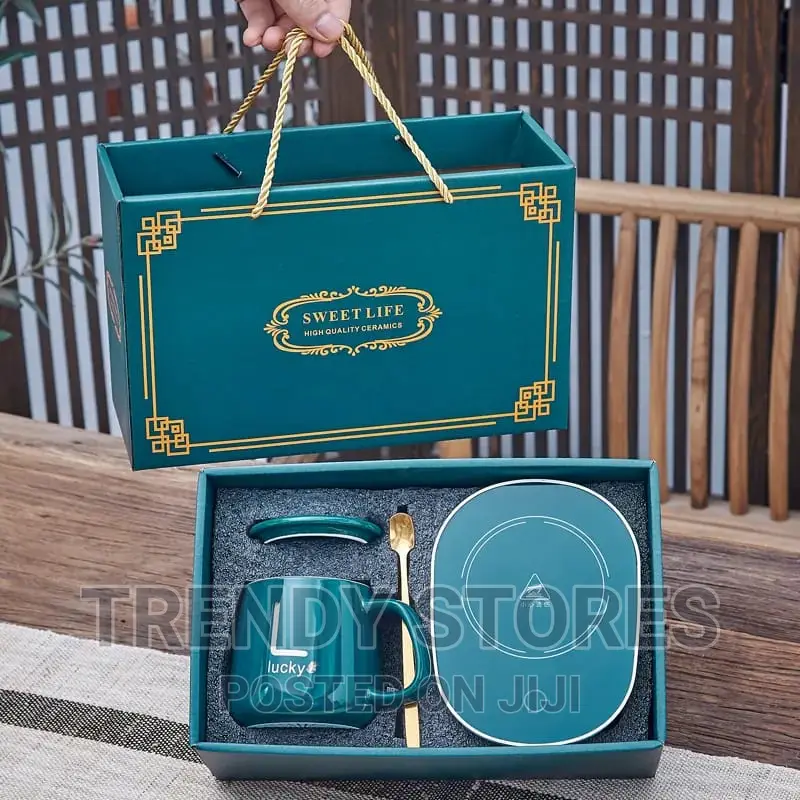 Coffee Mug Gift With Warmer