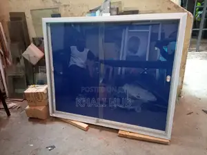 Glass Sliding Pin Noticeboard 4ftx3ft