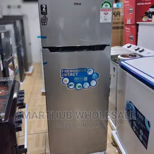 Mika 211 Litres Double Door Silver Refrigerator