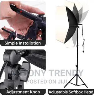 Photography Continuous Light Box Softbox With Led Bulbs Sock