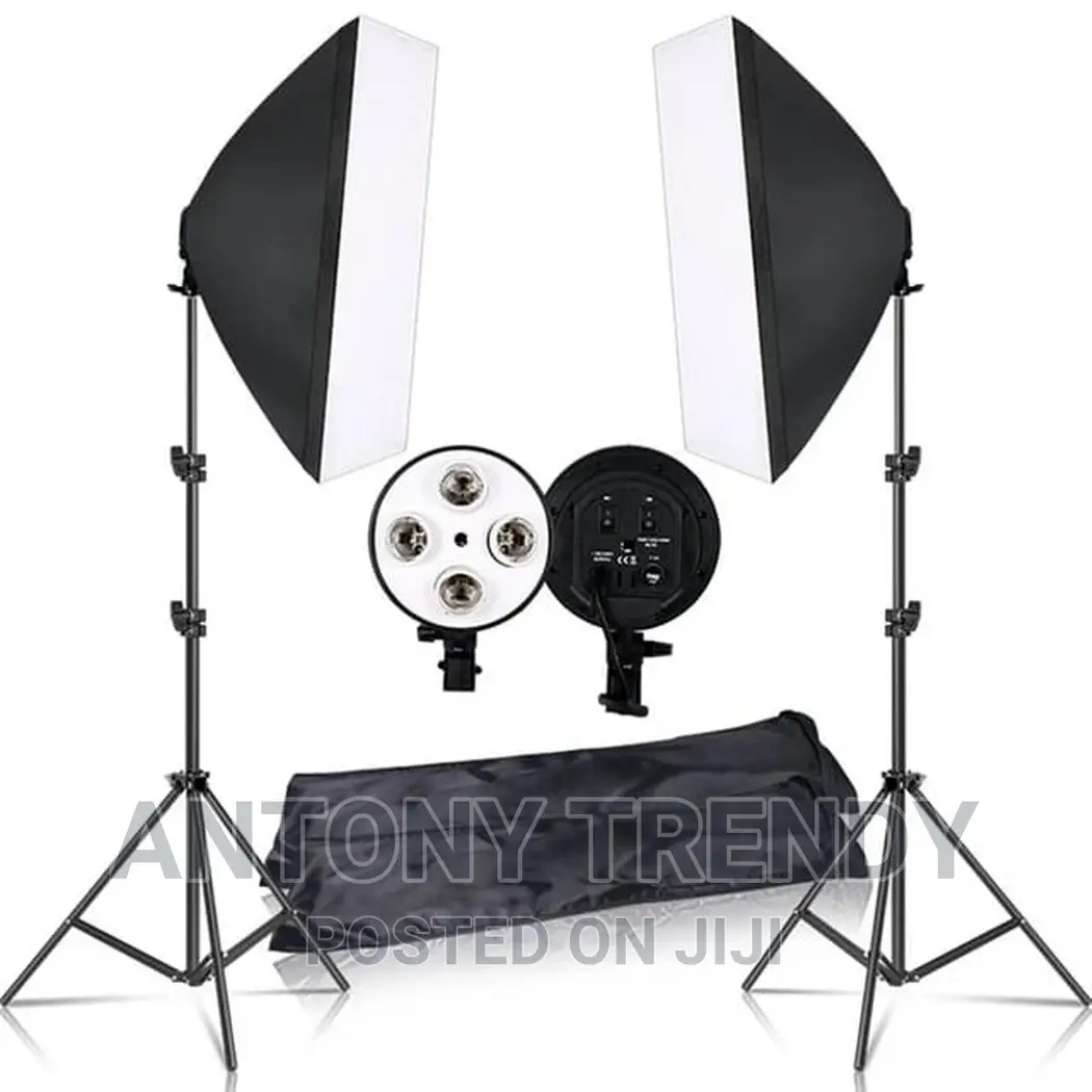 Softbox With Led Bulbs Socket for Photography Lighting