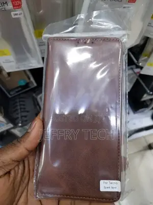 Flip Case for Tecno Spark 9 Pro Wallet Magnetic Luxury Leath