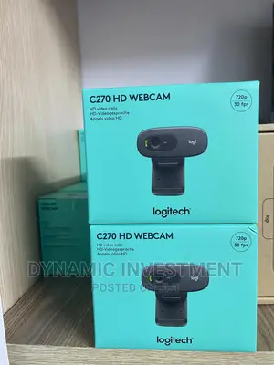 Logitech C270 HD 720p Webcam for Desktop and Laptop